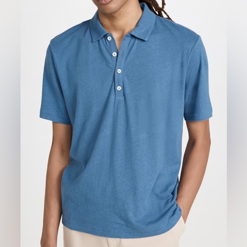 Rag&Bone Men’s Mercer Linen Polo NWT